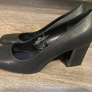 Marc New York Black Block Heel Pumps